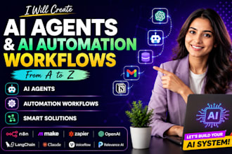 create ai agents and ai automation workflows from a to z