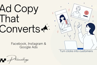 write persuasive ad copy for google ads and social media campaign