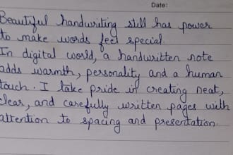 write beautiful handwritten notes