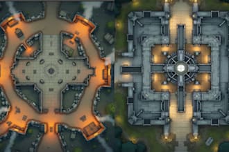 draw dnd battle map fantasy world map tabletop map battlemap ttrpg map game map