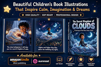 illustrate children storybooks with consistent characters