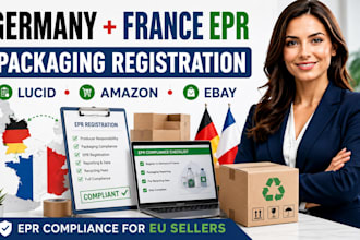 do germany france austria epr packaging registration for amazon, ebay, lucid