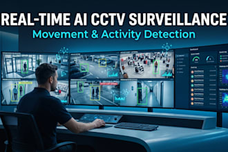 create real time ai cctv surveillance for detecting movement and activities