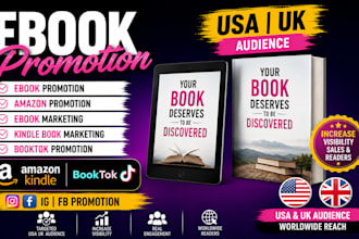 market  promote  book, ebook , amazon KDP ads