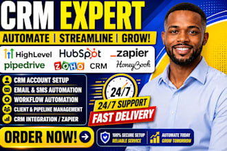 zoho CRM monday CRM zapier automation workflow setup CRM integration service
