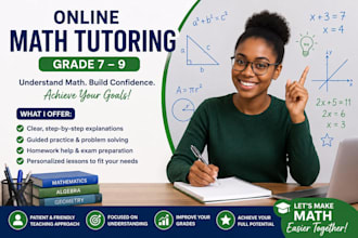 tutor you in mathematics ,science and physics