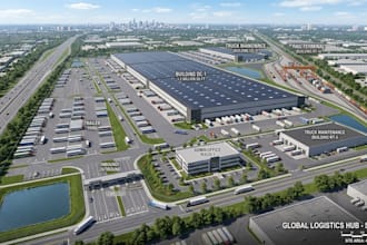 l design realistic 3d warehouse, factory, logistics and industrial site plans