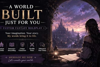 craft an immersive roleplay fantasy based on your unique imagination