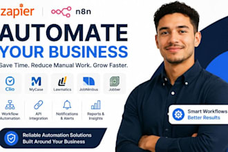 automate legal workflows with clio mycase lawmatics zapier n8n api integrations
