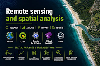 do gis remote sensing research and project report writing