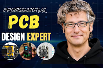 design pcb layout, schematic for esp32, nrf52, stm32, raspberry pi, cm4 and cm5