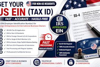 obtain ein number, tax id from irs in 24 hours for non US residents