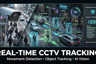 create real time movement detection and tracking for cctv cameras