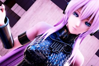 create 3d vtuber, arkit, rig and convert vrchat, blender, unity, vrm, warudo,vsf