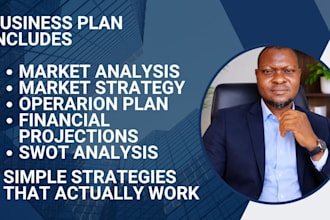 write a professional business plan with financial projection