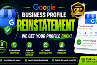 reinstate your suspended google business profile and fix gmb appeal