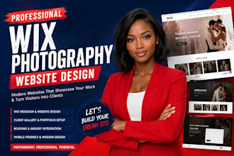 design brand wix photography, wedding portfolio, ceremony, event, party website