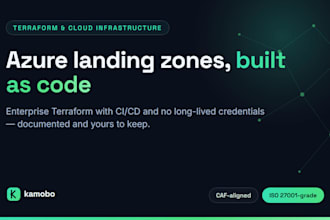 build your azure landing zone and cloud infrastructure with terraform