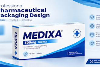 do medicine box packaging and pharmaceutical label design
