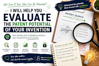 help evaluate the patent potential of your invention