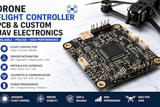 design flight controller pcb and custom uav electronics