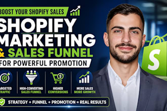 boost shopify sales,shopify marketing ,sales funnel for promotion