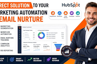 hubspot marketing automation expert  segmentation lists campaigns email nurture