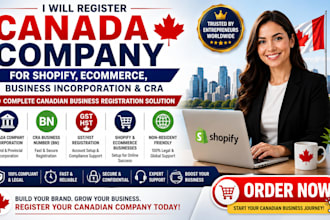 register canada company for shopify ecommerce business incorporation and cra