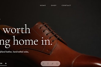 design a modern ai website or landing page using framer