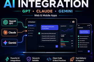 integrate ai into your web or mobile app