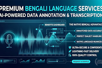 do native bengali audio and data annotation