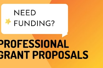 write grant proposals and conduct grant research