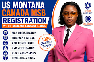 do US montana canada msb registration with fincen aml kyc compliance