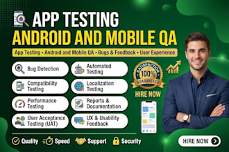 do app testing, android and mobile QA testing