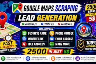 scrape google maps, lead generation, data extraction, and email scraper