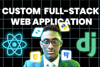 build a fullstack web application using django and react