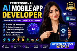 do ai mobile app development, ai chatbot, ai app developer