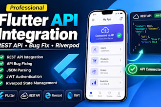 integrate rest API into your flutter app and fix API issues