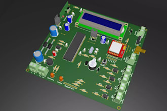 design iot pcb, electronics schematic, eagle and matlab simulation