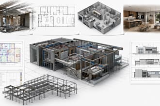 convert 2d floor plans matterport, geoslam point clouds pdf to revit bim model