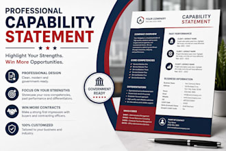 design a professional capability statement for your business