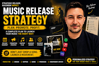 create a music release strategy for your song or albums eps
