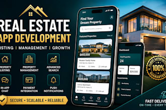 develop property listing app, property management app, real estate app