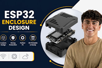 esp32 enclosure design, custom pcb case, iot sensor housing, device casing prox