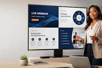 webinar, course training slide decks for coaches, experts and educators