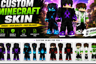 create a custom minecraft skin and avatar for your character