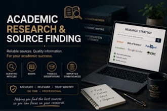 conduct scientific research and literature searches