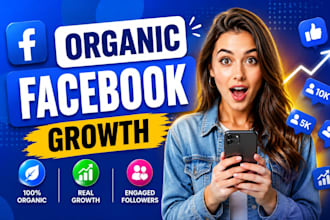 organic facebook page promotion and growth for real followers