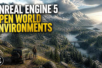 build realistic unreal engine 5 open world environments