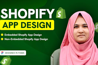 design shopify store and app UI UX in figma